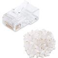 Cable matters 50 pack cat 6, cat6 rj45 modular plugs for solid or stranded utp cable, rj45 plugs Computer Networking