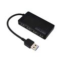 Usb 3 hub, 4 ports super speed usb 3 hub splitter with on off switch with 1 usb charging port Computer Accessories