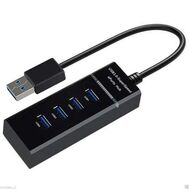 Generic High-speed USB 3.0 Hub 4 Port USB Splitter USB Hub 3.0 Computer Accessories