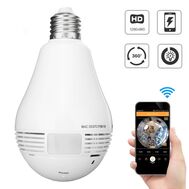 Ip wireless Panoramic bulb camera v380 hd Security CCTV Cameras