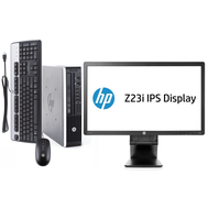 ​Hp compaq elite 8200 ultra slim desktop + 23" inch monitor, Keyboard and mouse (Complete desktop)​ Complete Desktop CPU