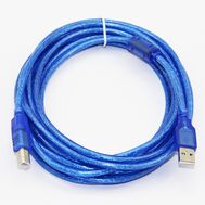 Universal usb printer cable 10m blue Cables