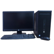 Hp prodesk 600 g2 mini tower - intel core i5 (6th gen) i5-6500 3.10 ghz - 8gb ddr4 sdram - 500 gb - 22 inch monitor -  keyboard - mouse Mini & Micro Tower PC