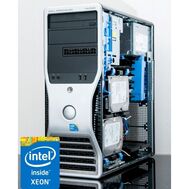 Dell precision t5500 mid-tower ,8 core intel xeon 2.66 ghz   , 4gb , 250gb hdd,wifi, dual video output, dvd-rw Mini & Micro Tower PC