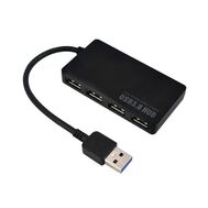 Usb 3 hub, 4 ports super speed usb 3 hub splitter with on off switch with 1 usb charging port Computer Accessories