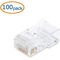 Cable matters 100 pack cat 6, cat6 rj45 modular plugs for solid or stranded utp cable, rj45 plugs Computer Networking